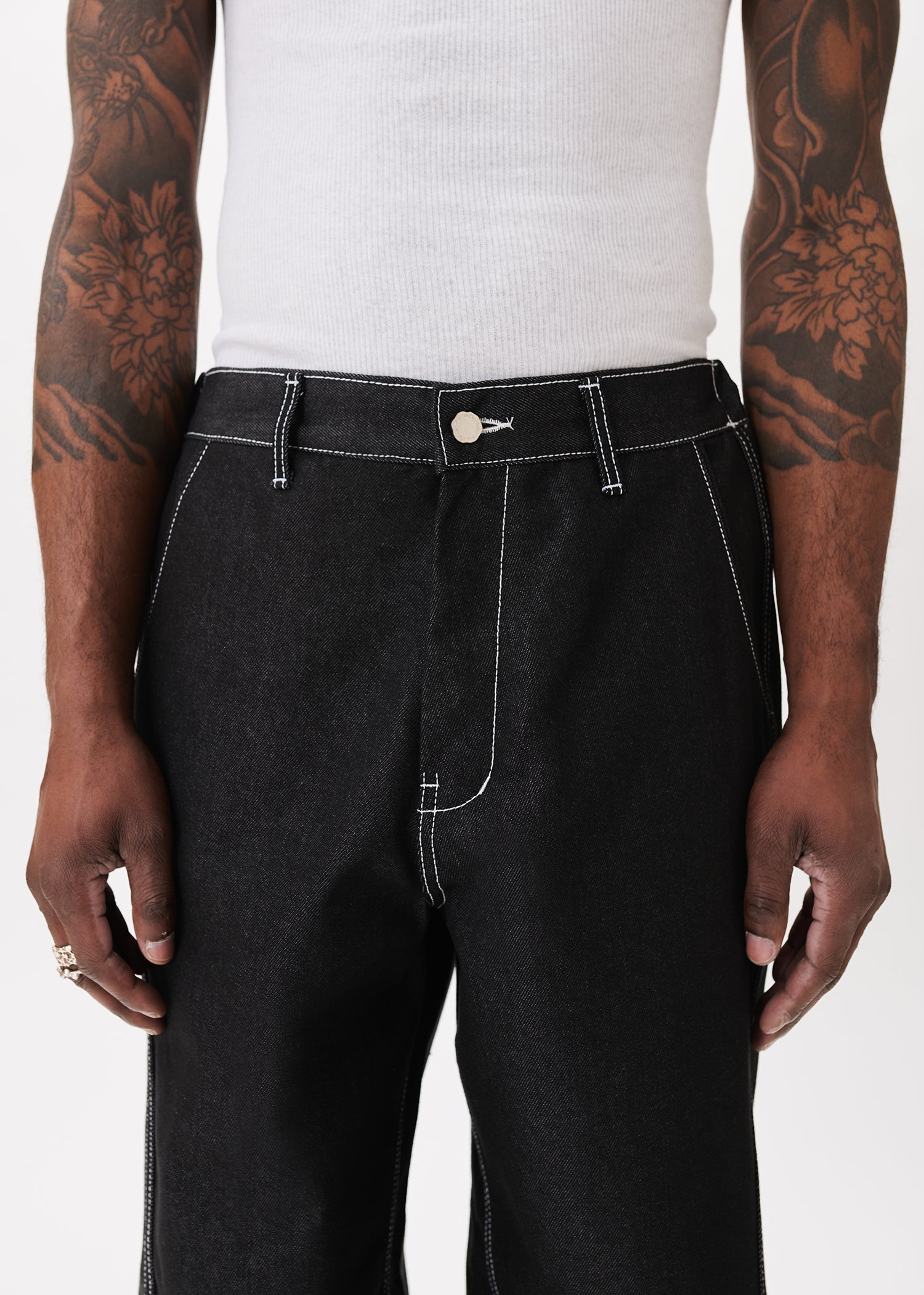 Raw Denim In-stitch Jeans