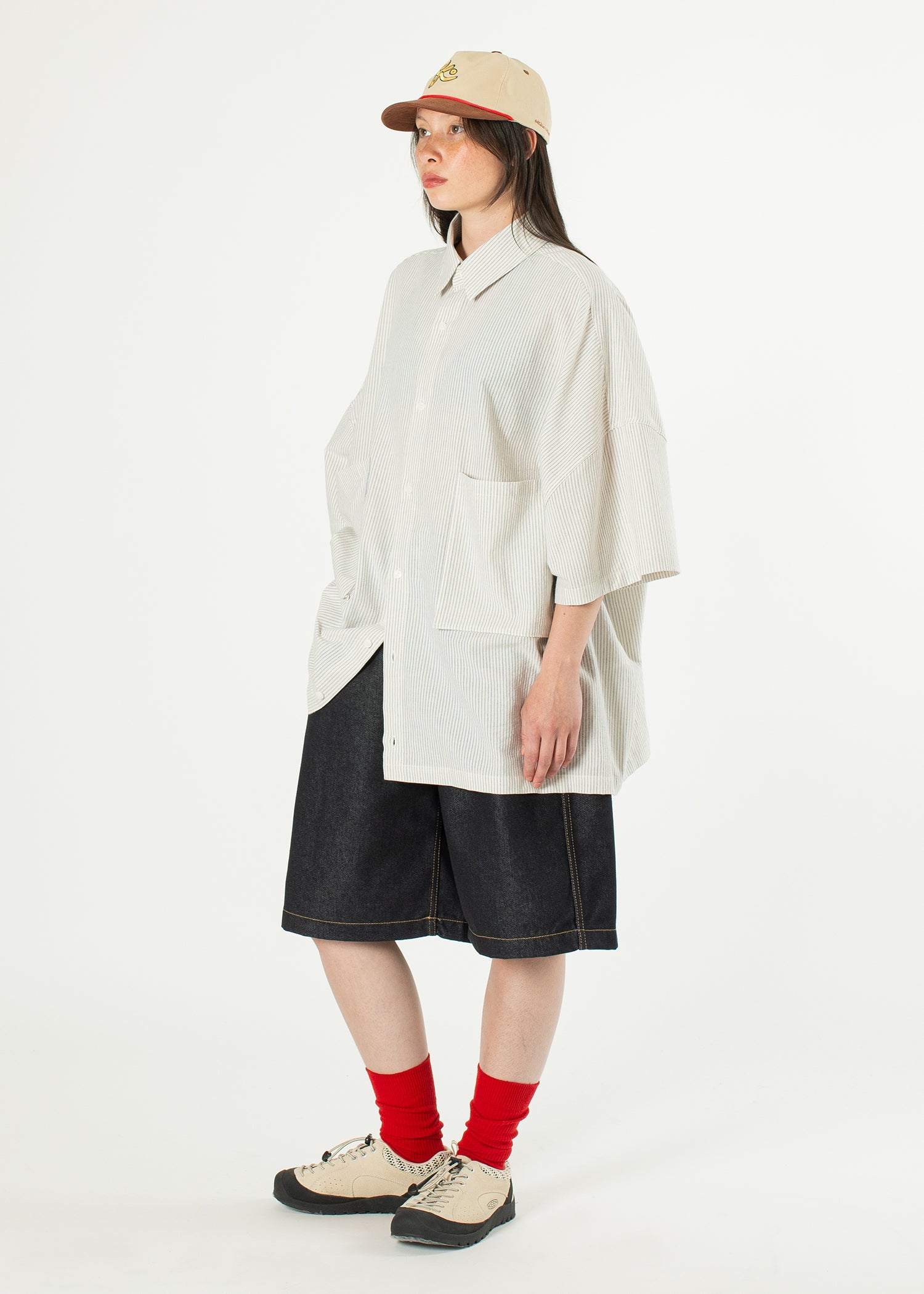Two-pocket Big Shirt