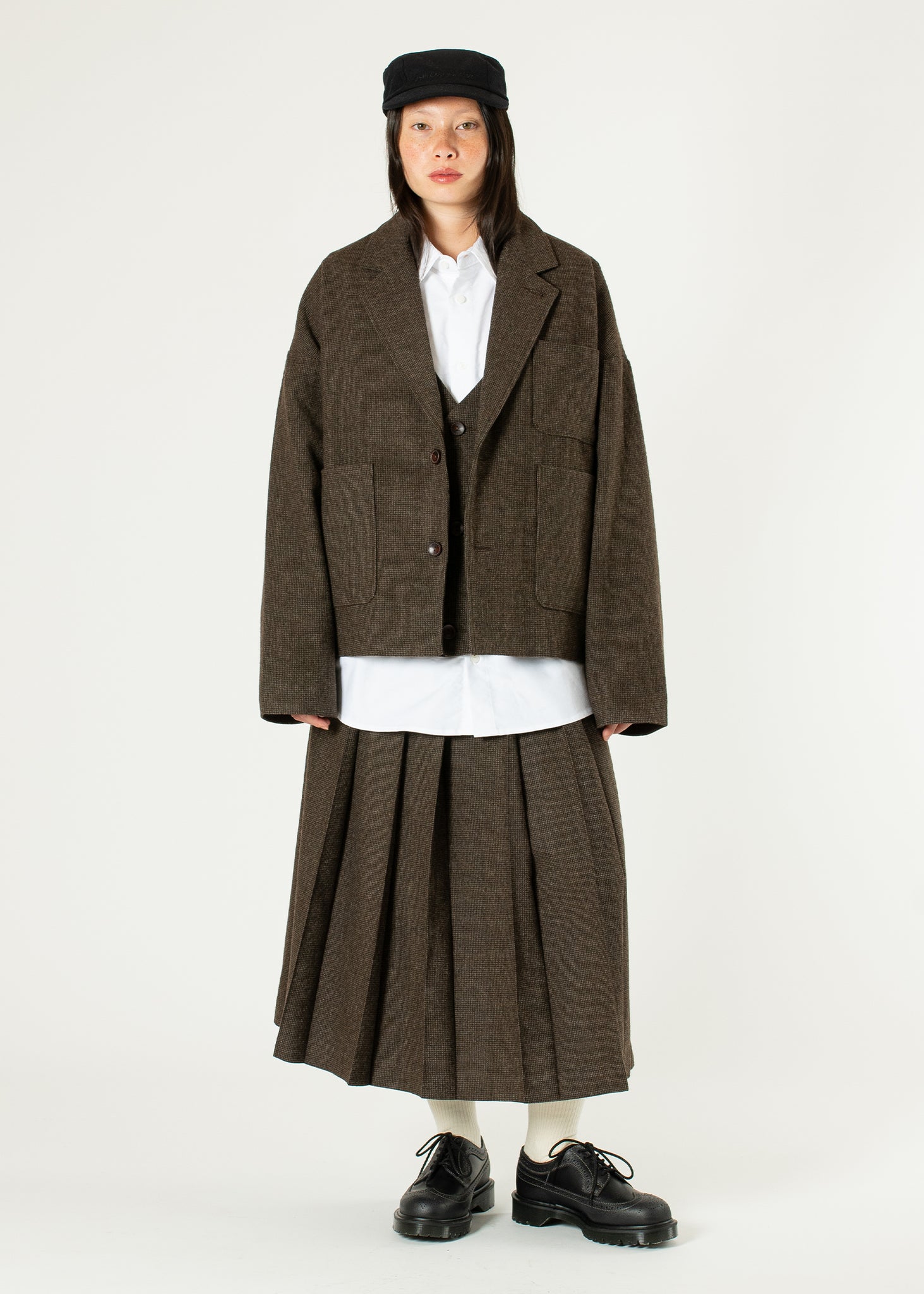 Cropped Suit Jacket