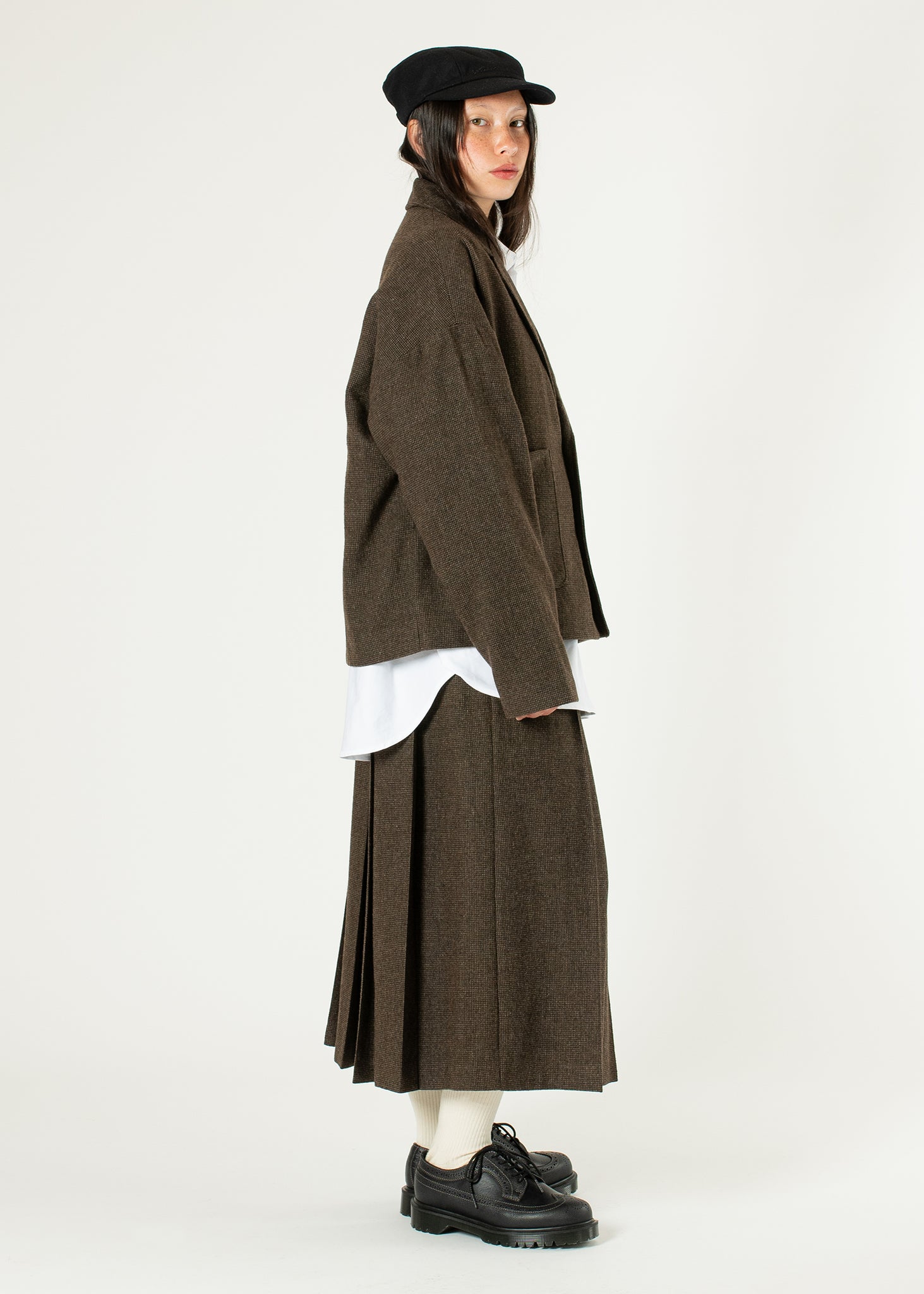Cropped Suit Jacket
