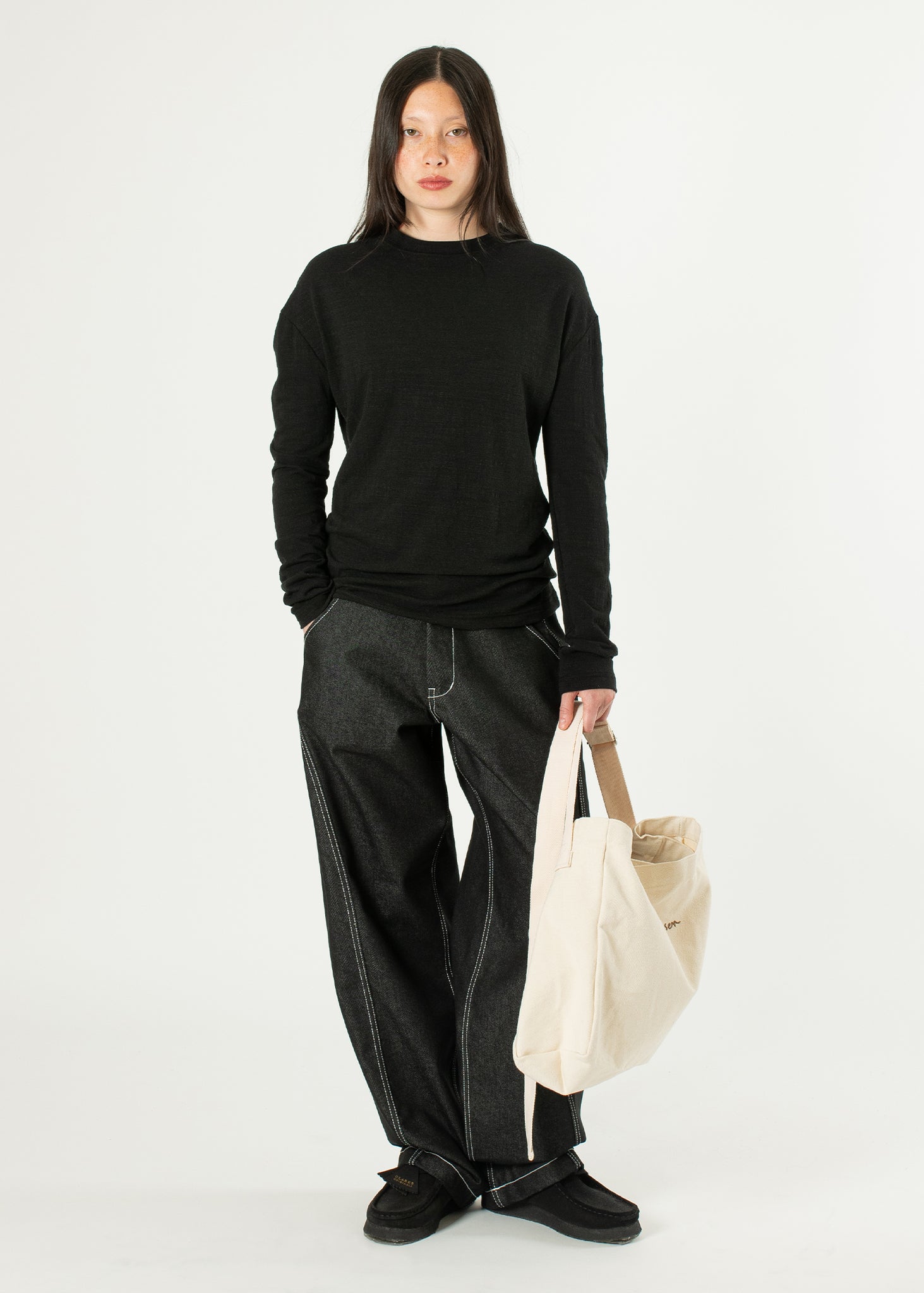 Raw Denim In-stitch Jeans