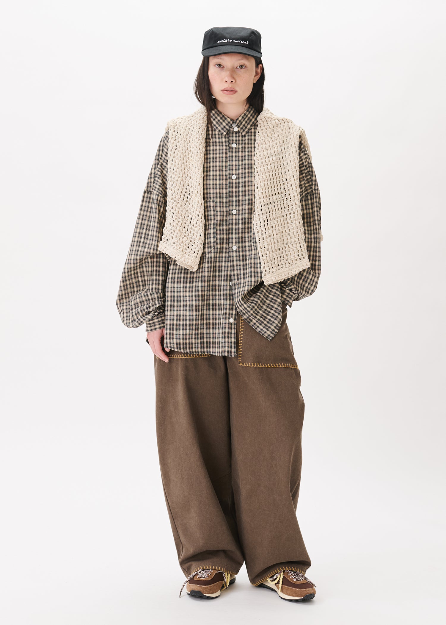 Chemise Oxford à manches ballon