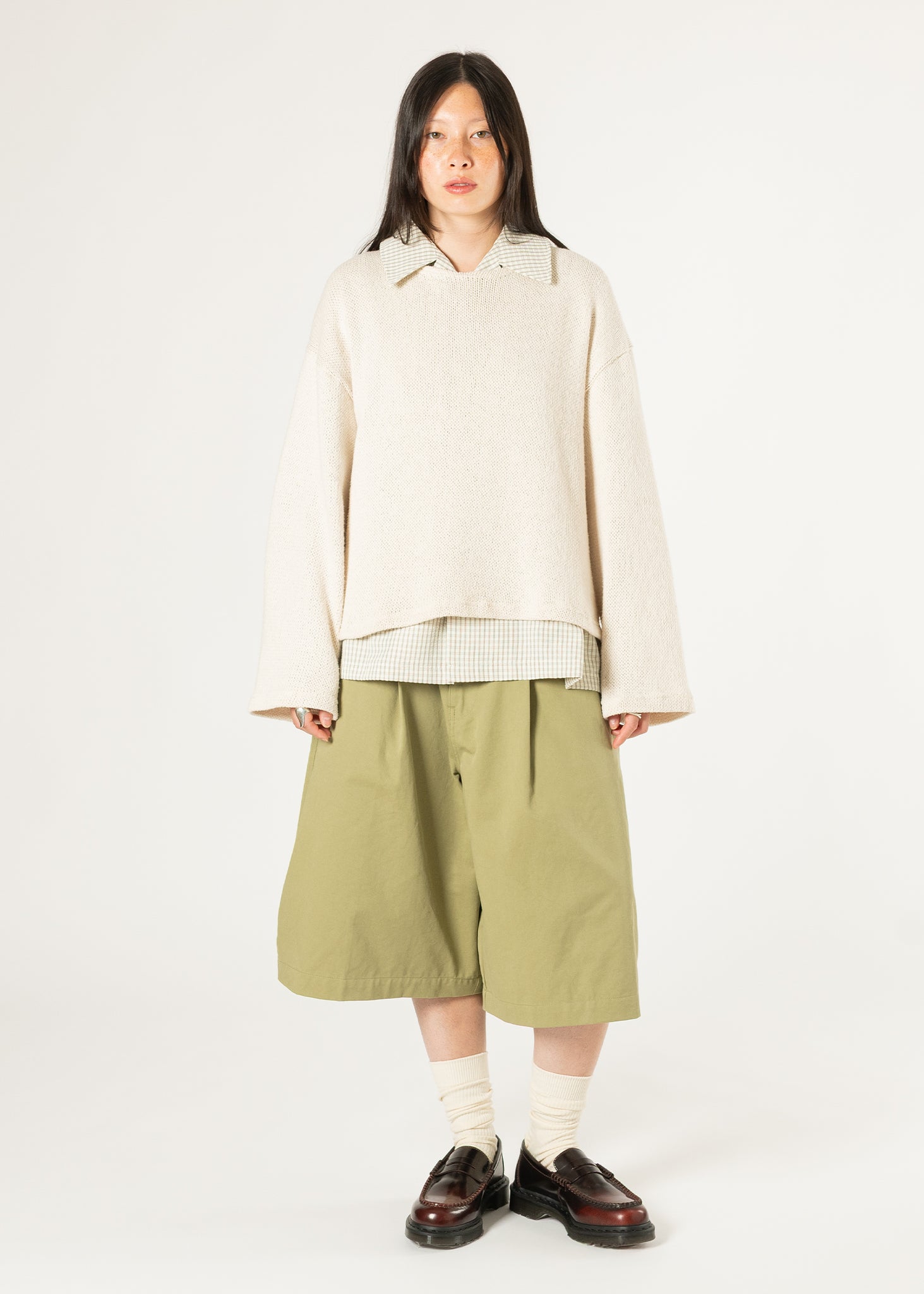 【YOURNUS】Chicano Pintuck Bermuda Pants YOURNUS】Chicano Pintuck Bermuda Pants (YOURNUS/ショート