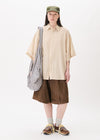 Chemise ample à manches courtes
