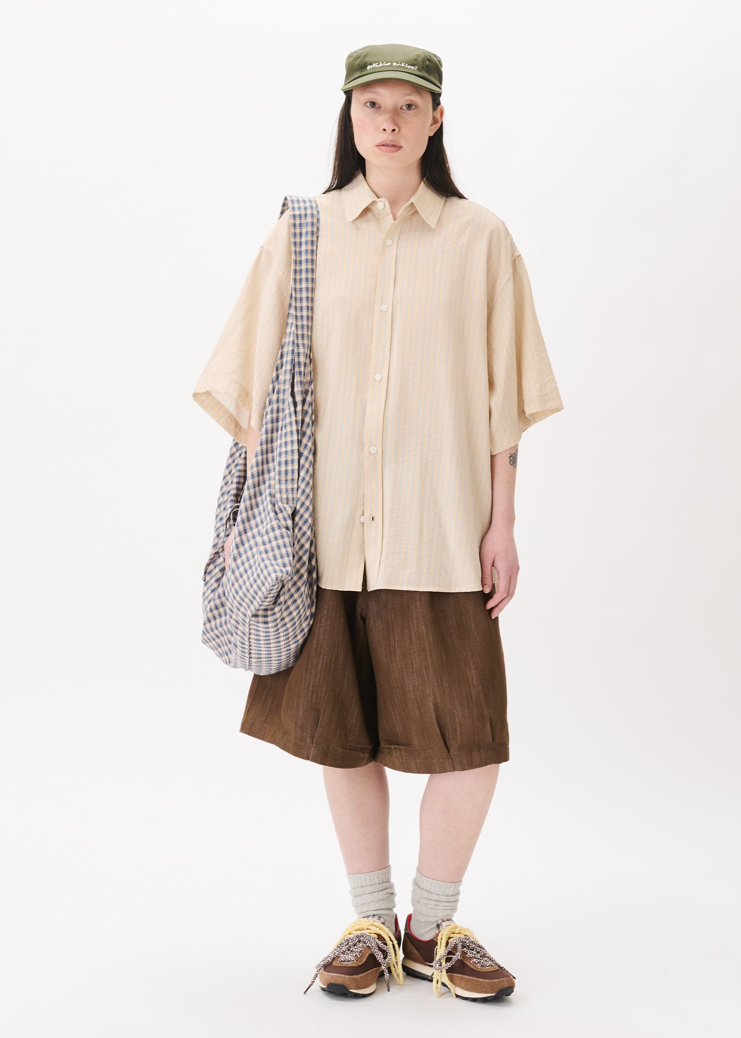 Chemise ample à manches courtes