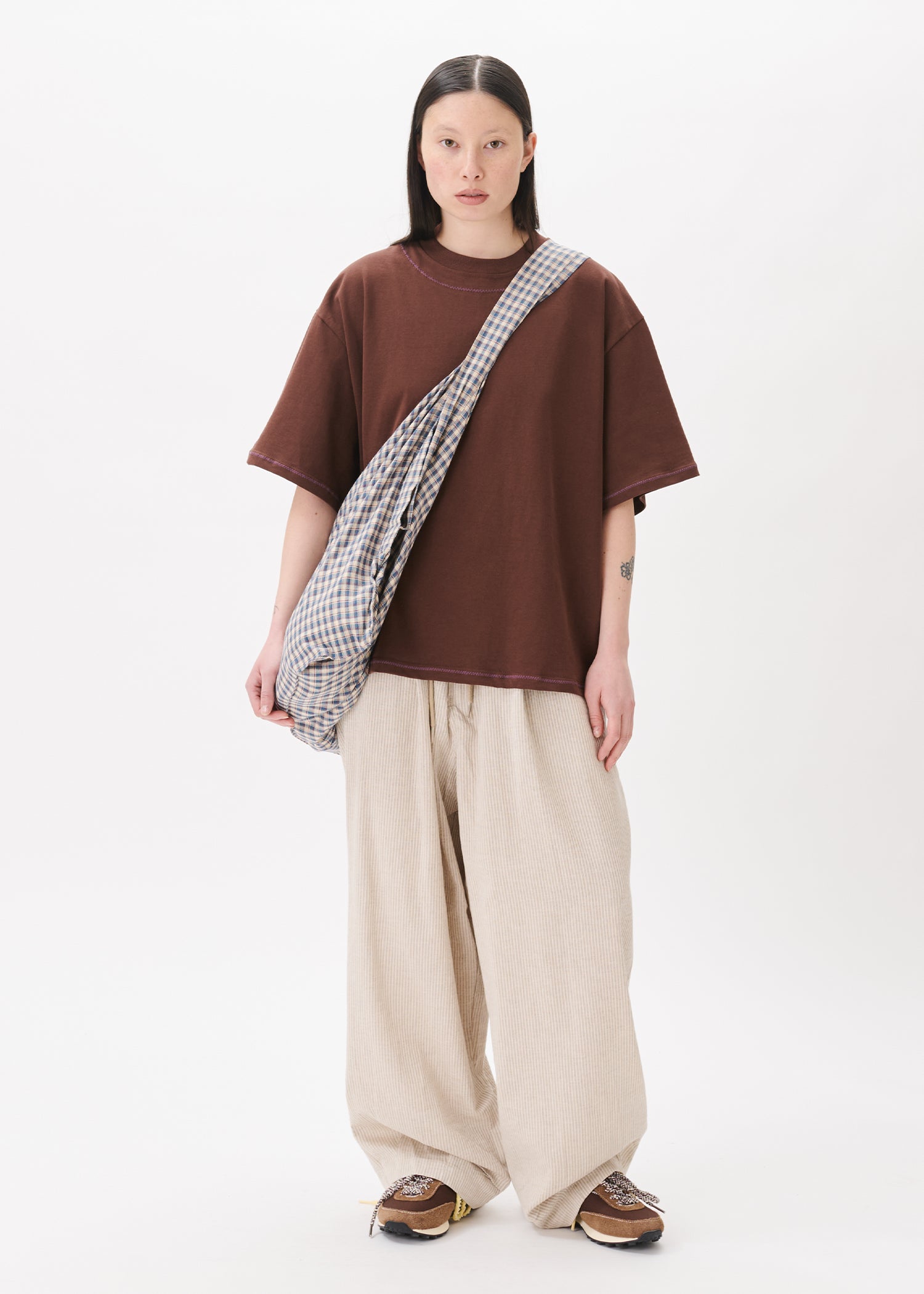 Pantalon ballon rayé