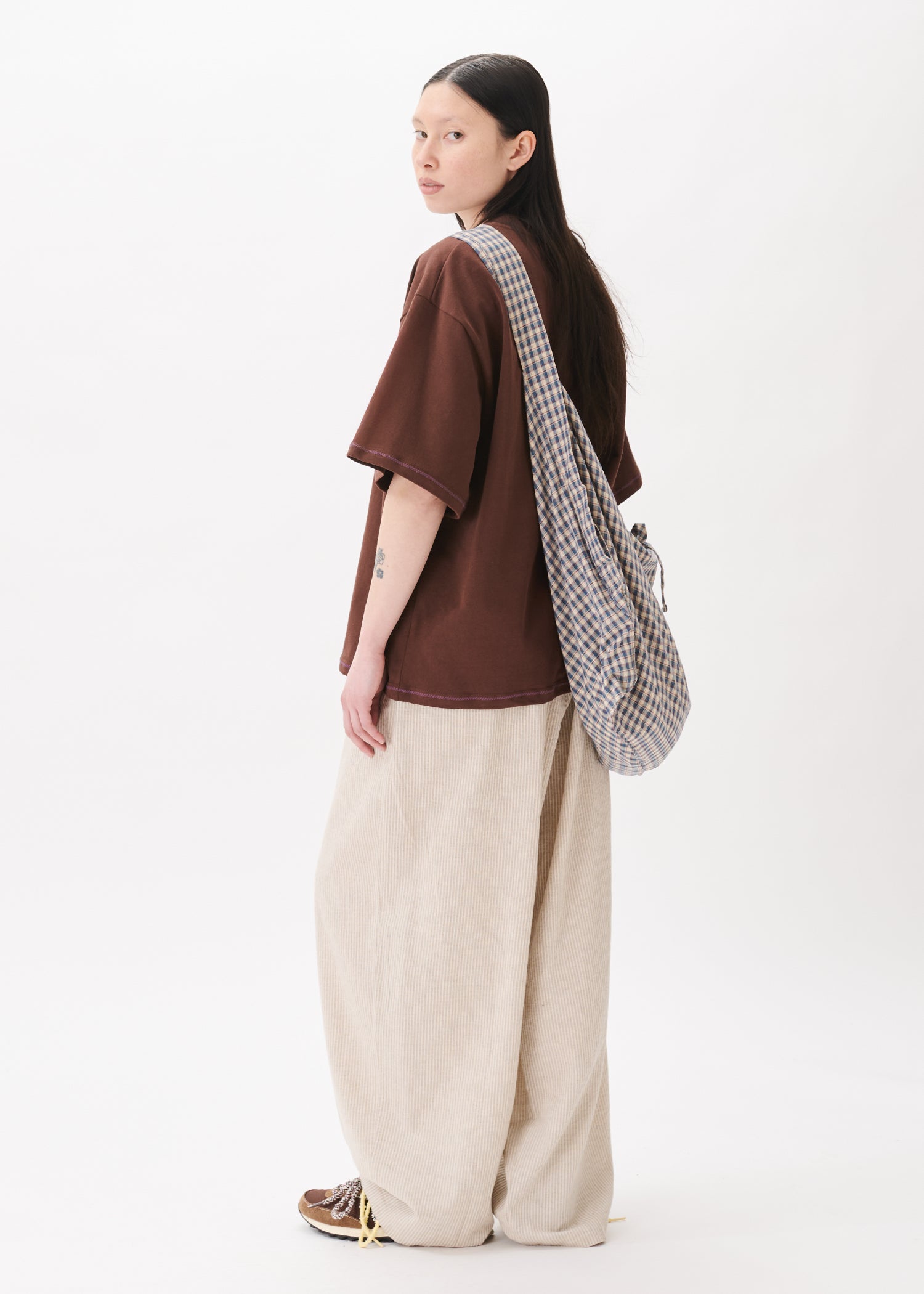 Pantalon ballon rayé