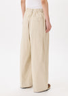Back-pleat Cotton Trousers