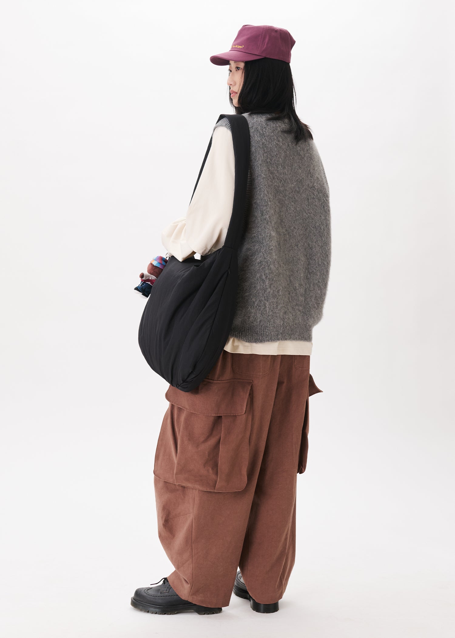 Gilet en tricot d'alpaga