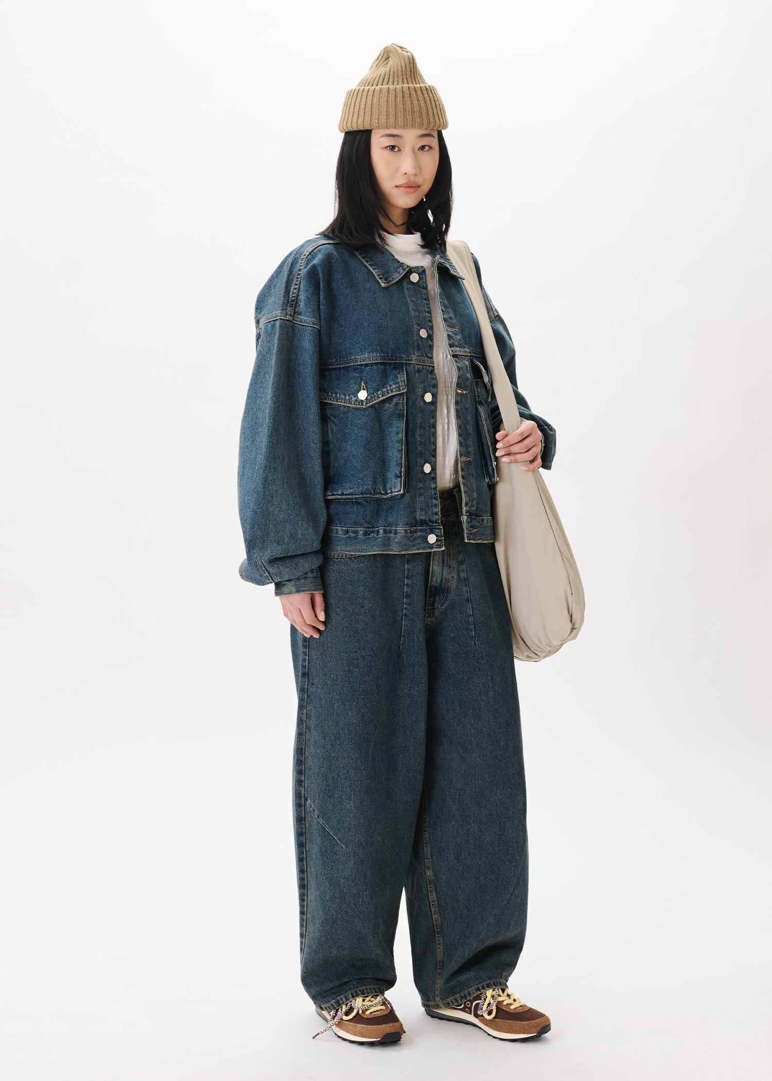 Boxy Denim Trucker – Estudio Niksen