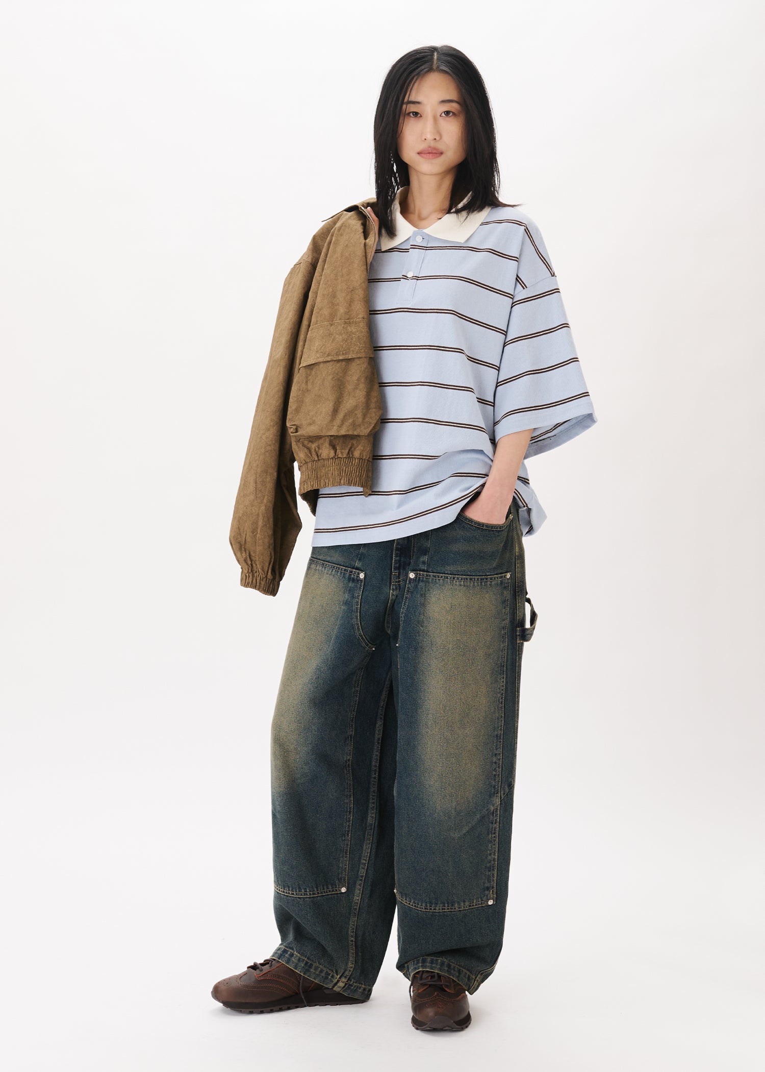 Boxy Jersey Polo – Estudio Niksen