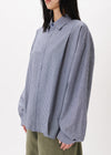 Boxy Pleated Shirt