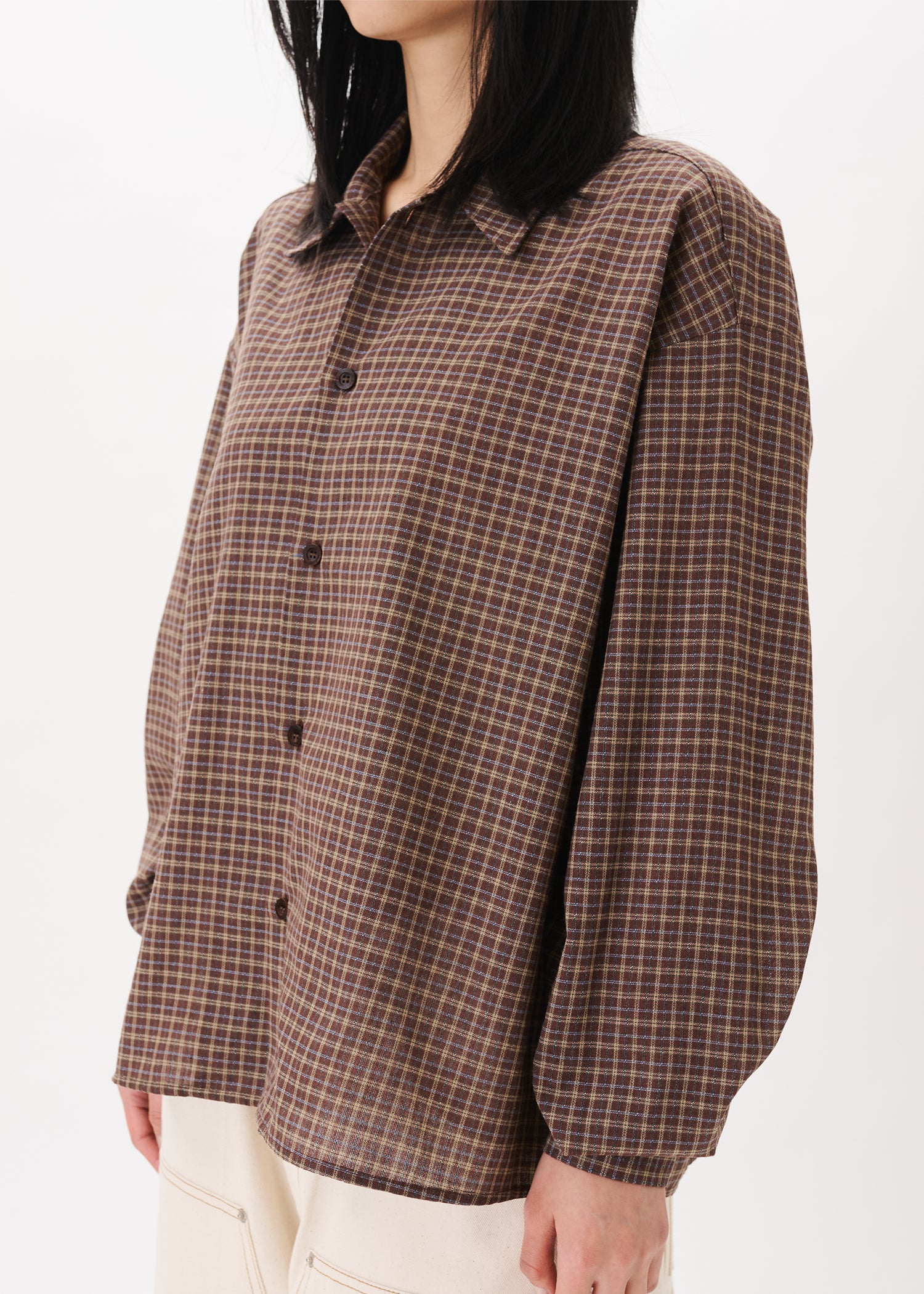 Checkered Boxy Shirt – Estudio Niksen