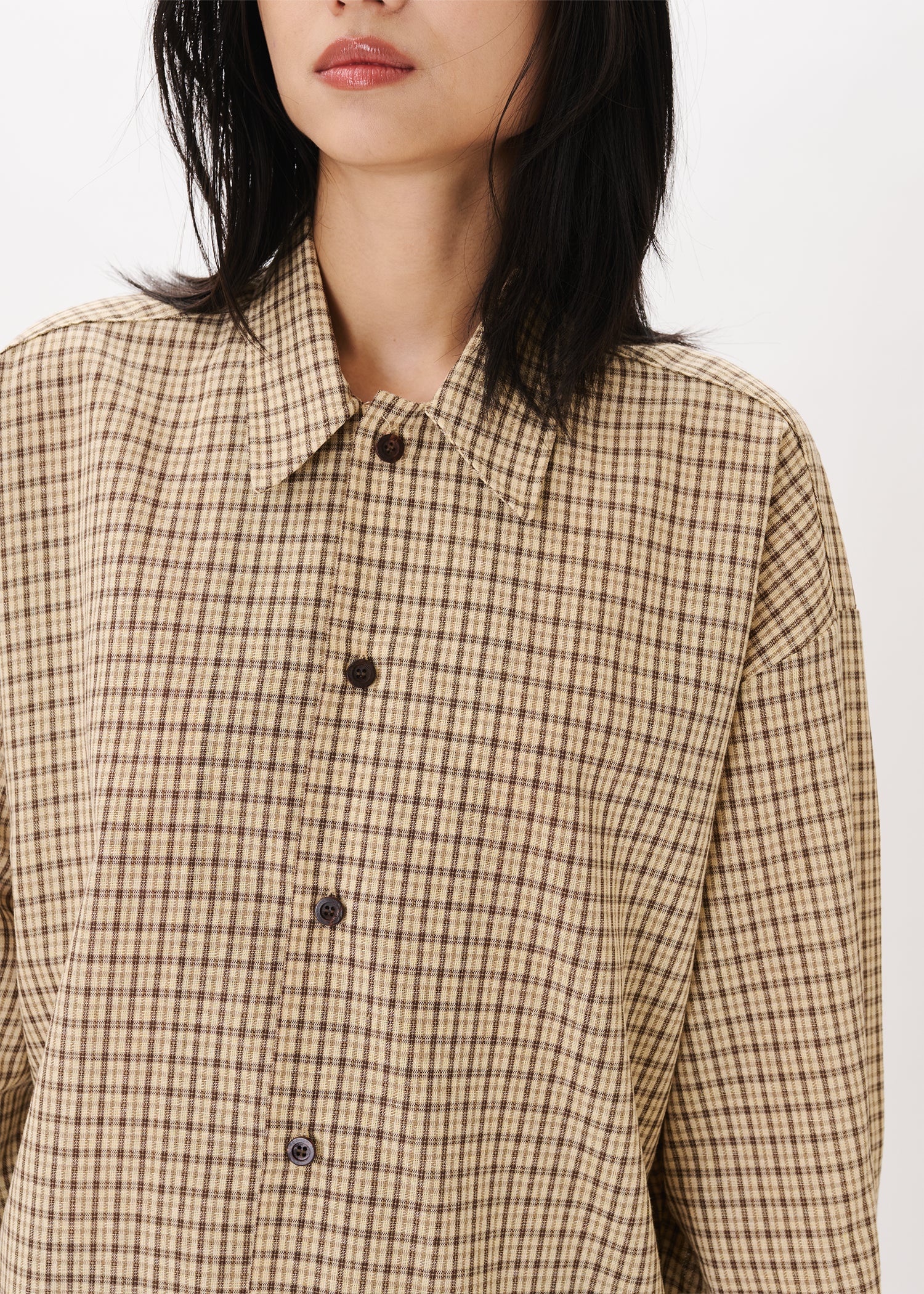 Checkered Boxy Shirt