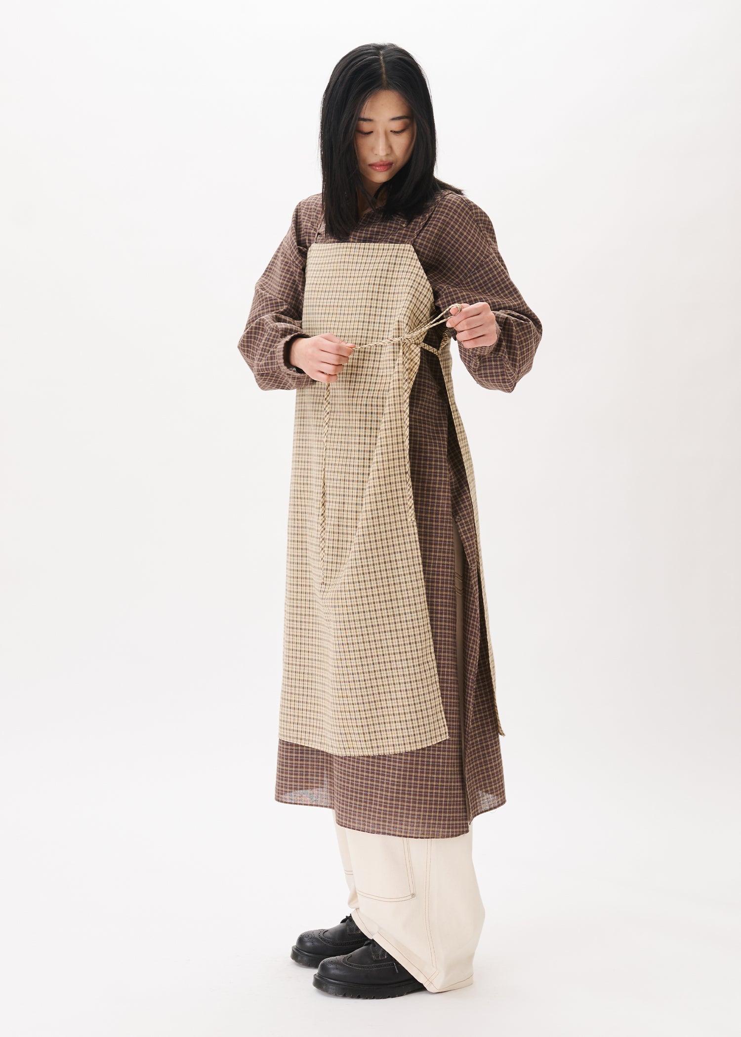 Checkered Layered Overdress – Estudio Niksen