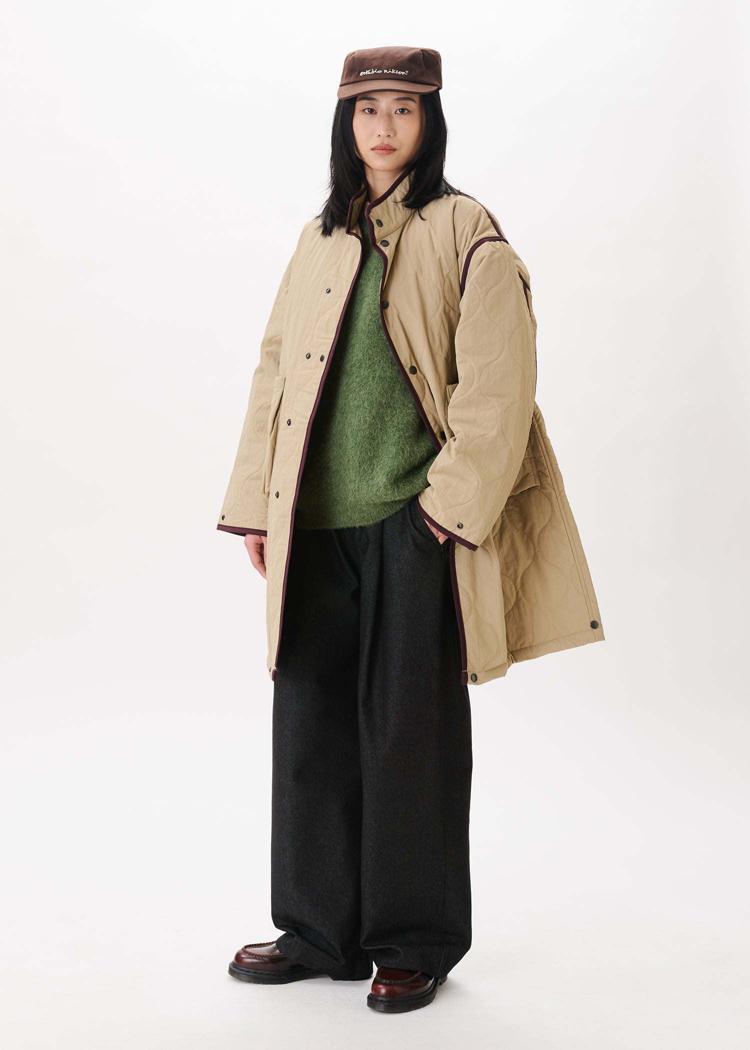 Manteau matelassé convertible