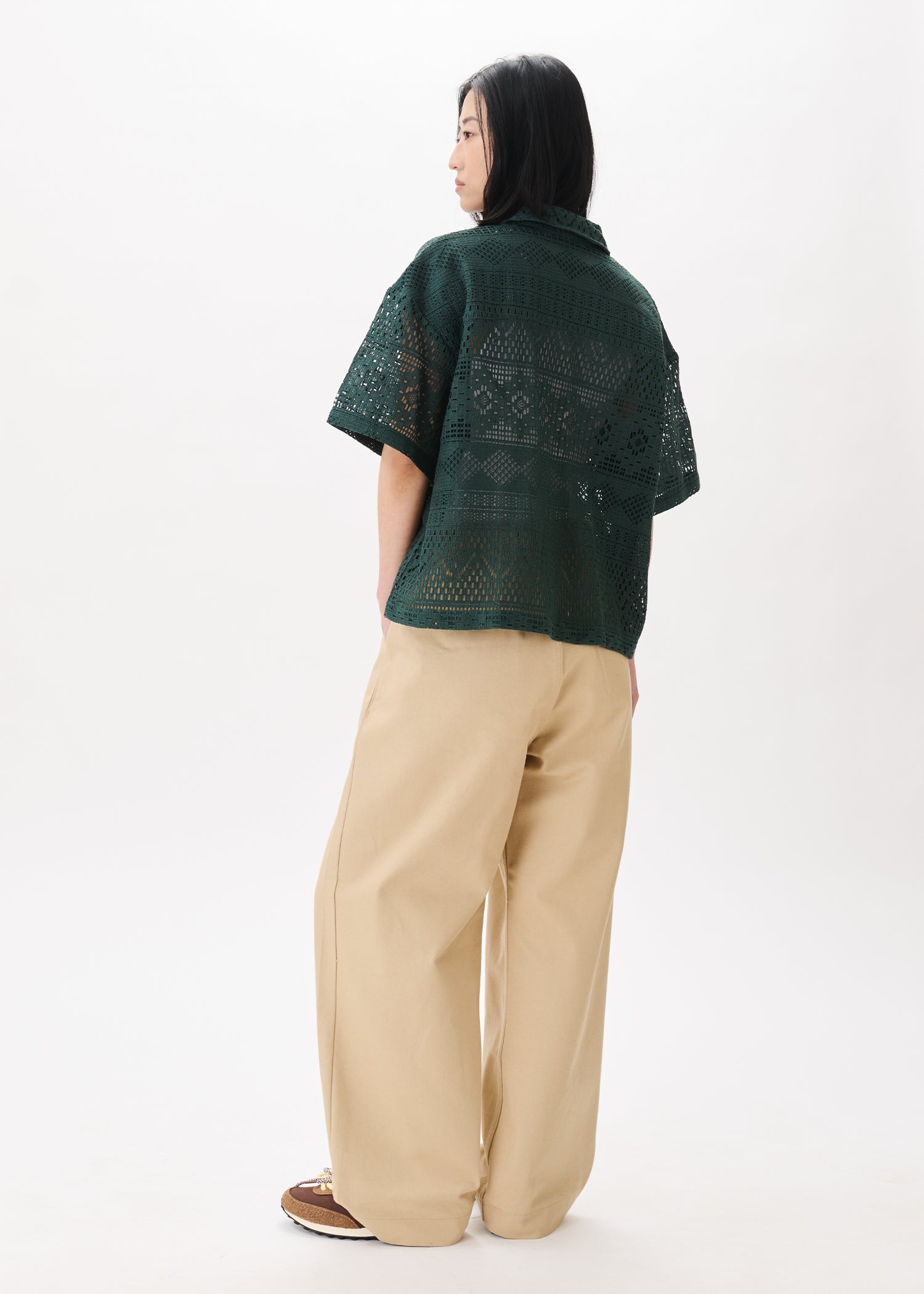 トップス Pedestal polo tee Lace Polo Shirt – Estudio Niksen