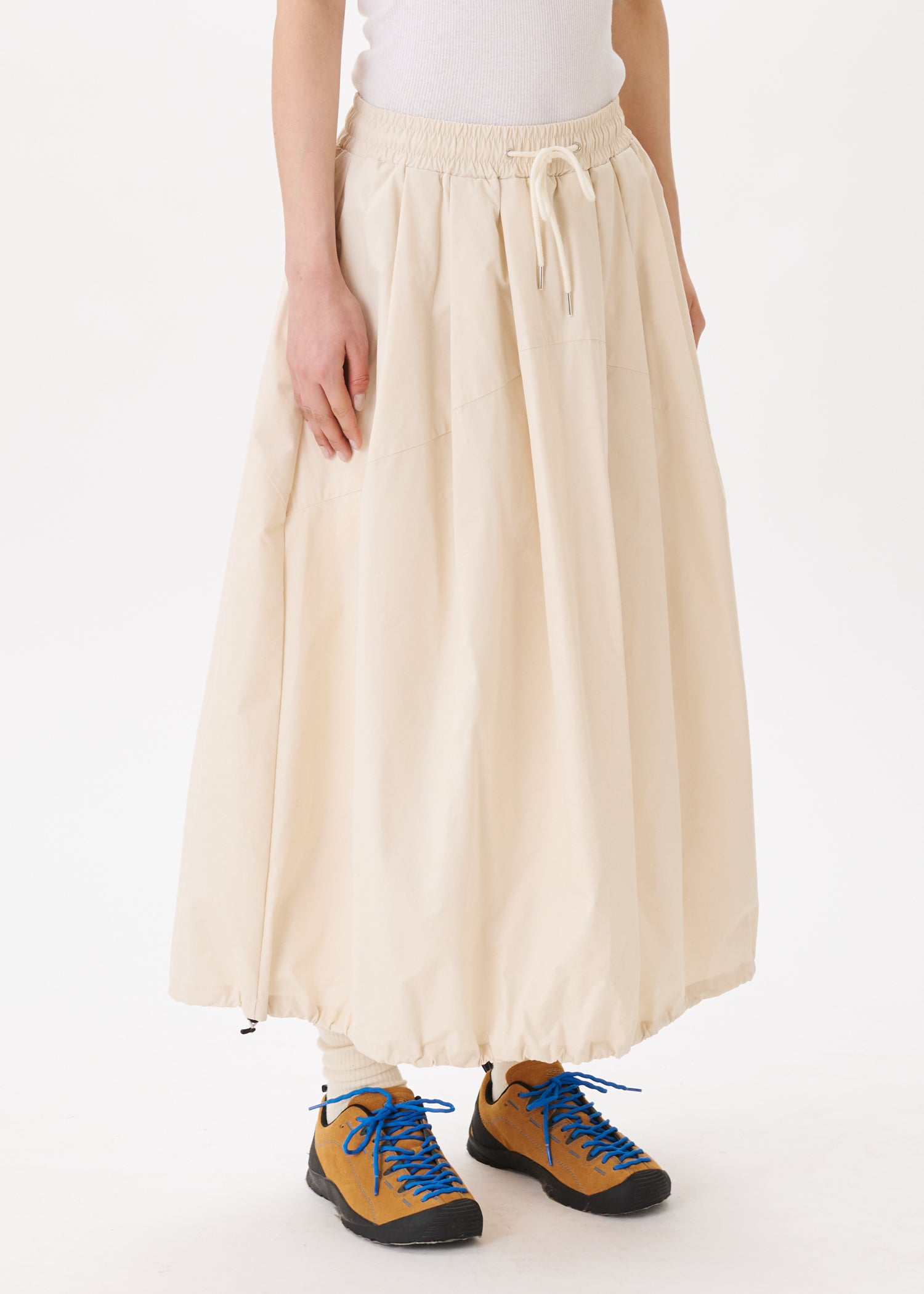 Pintuck Balloon Skirt