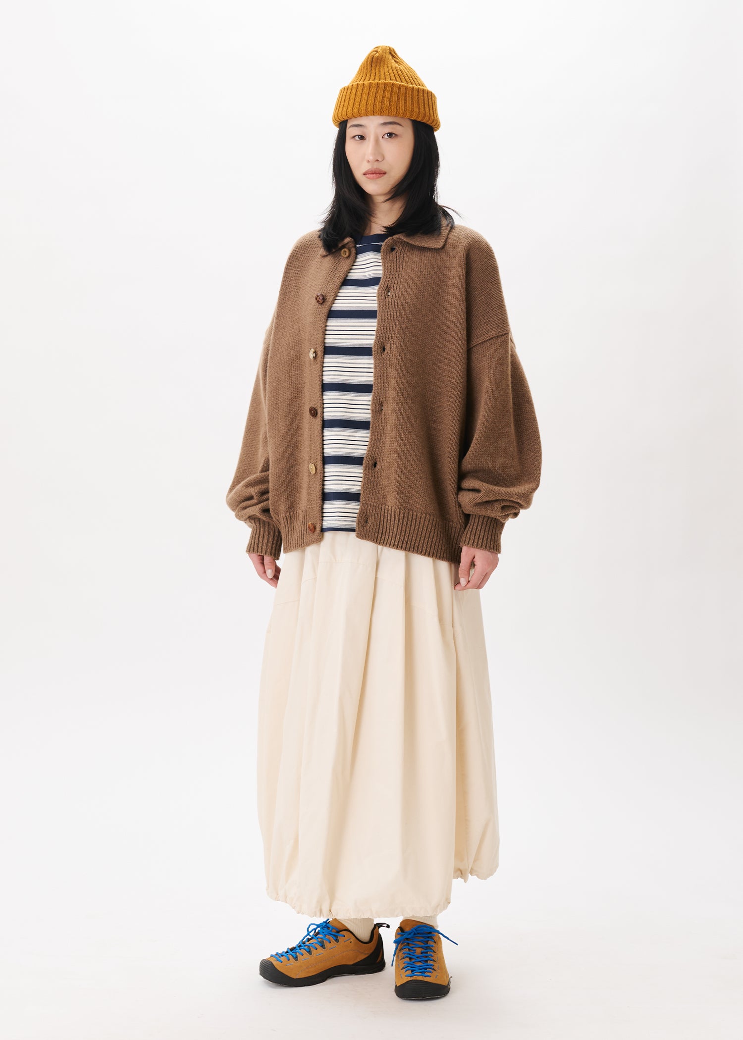 Pintuck Balloon Skirt