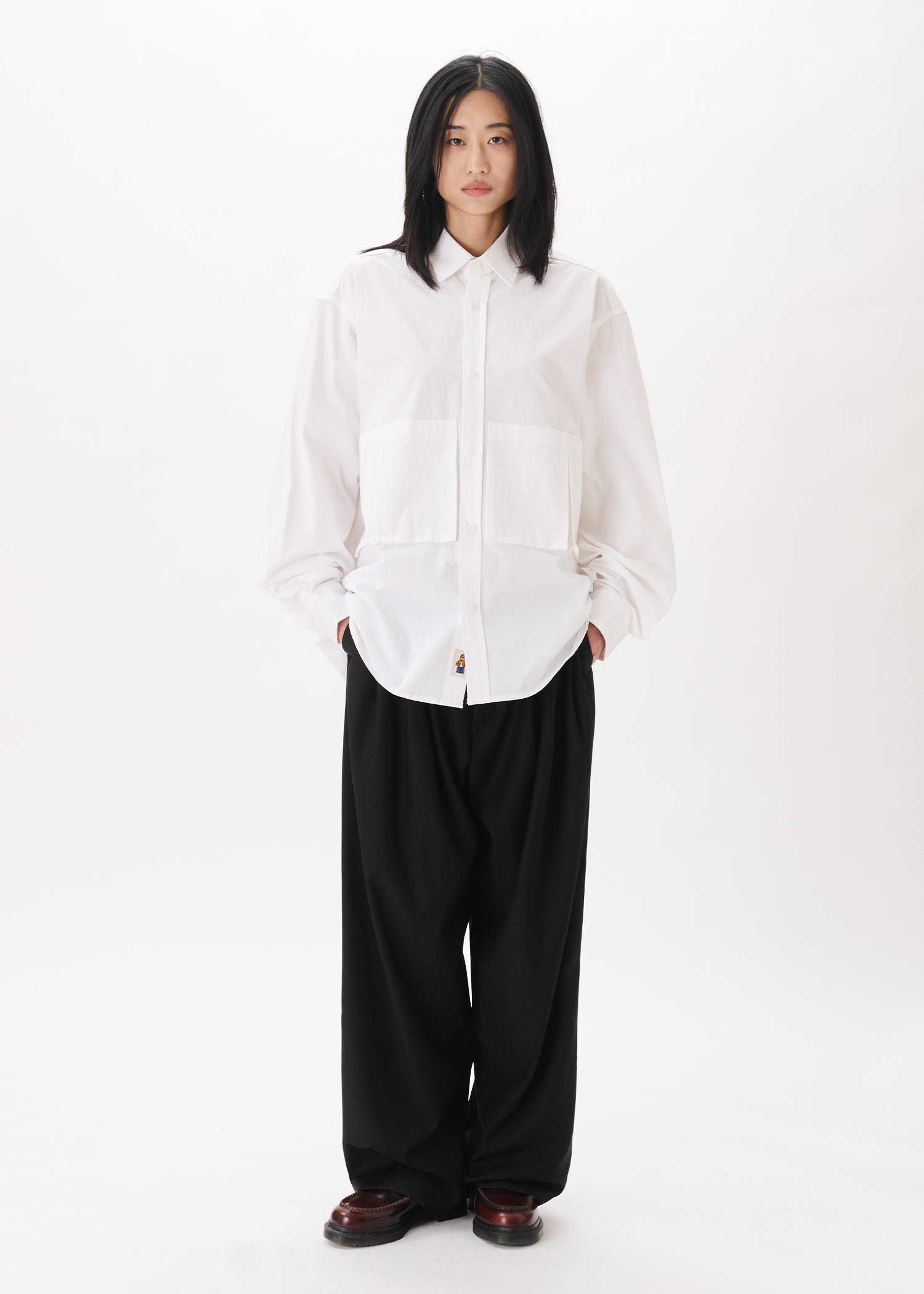 Pintuck Wide Trousers – Estudio Niksen