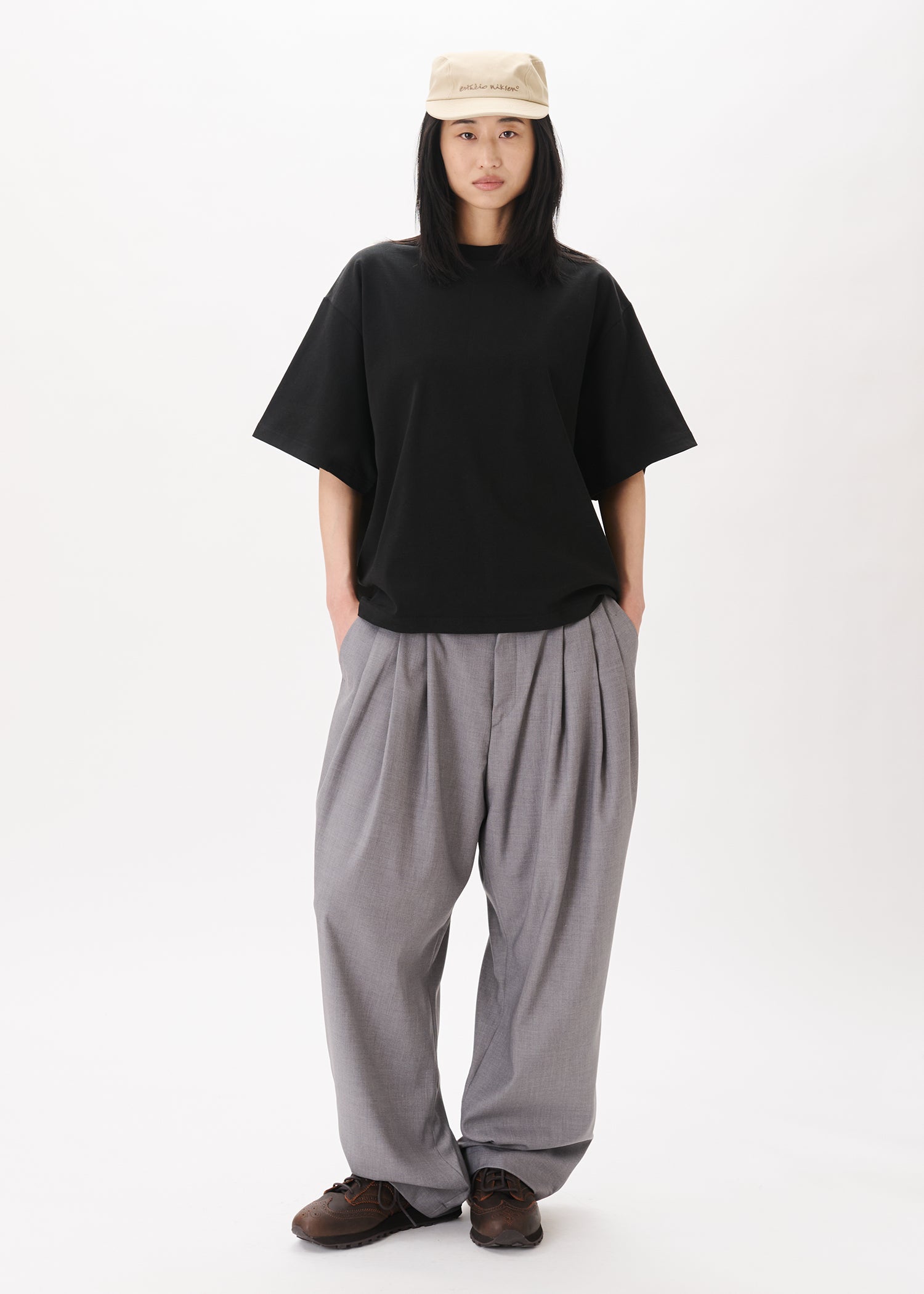 Pintuck Wide Trousers – Estudio Niksen