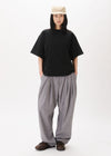 Pantalon large plissé