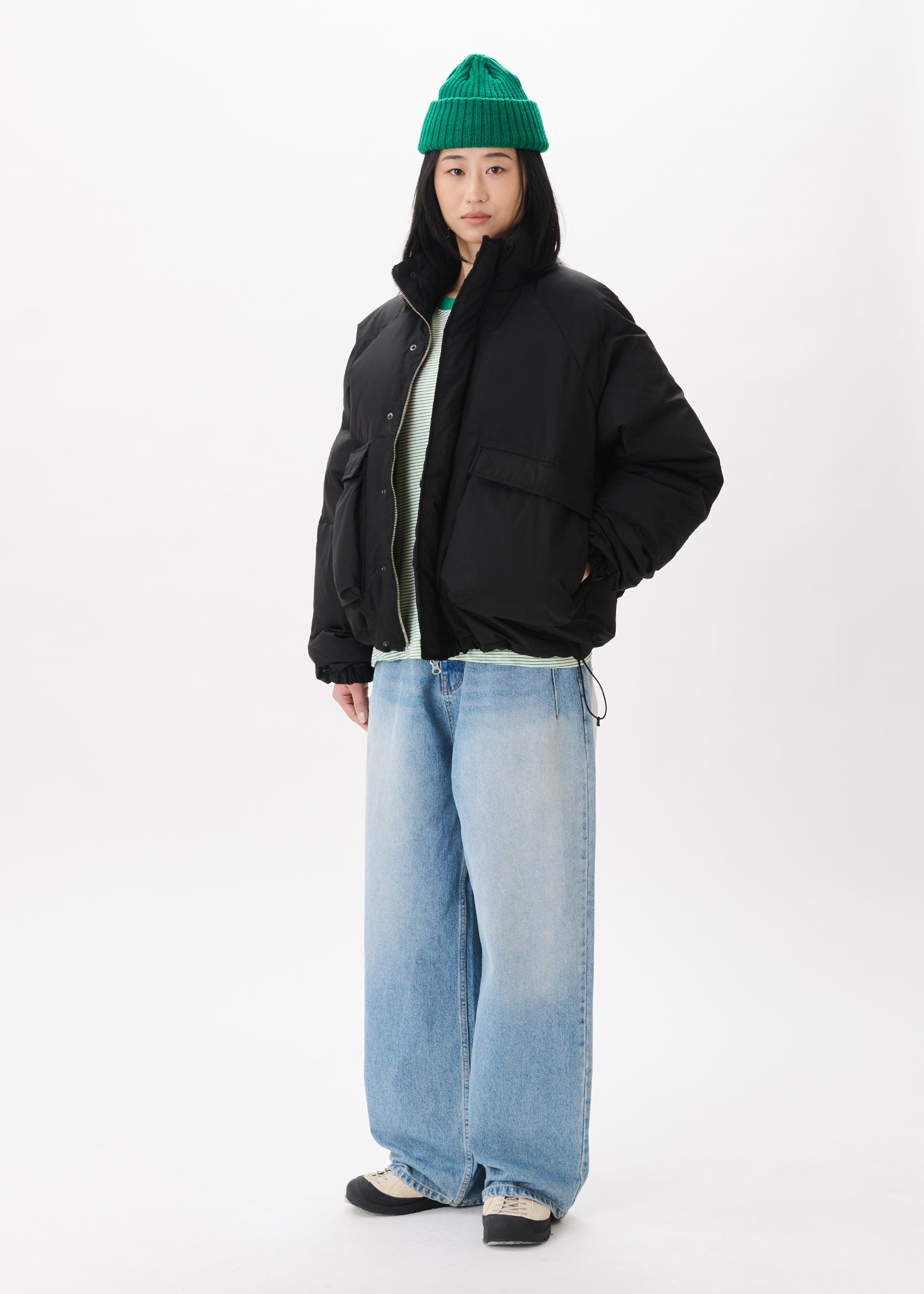 Raglan Puffer Jacket