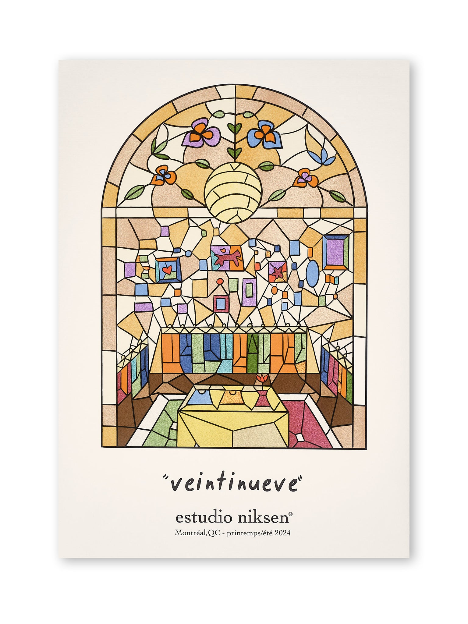 'Veintinueve' Signature Print