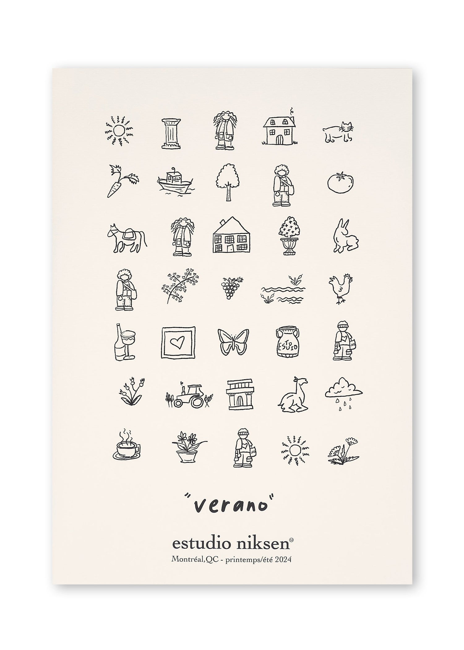 'Verano' Signature Print