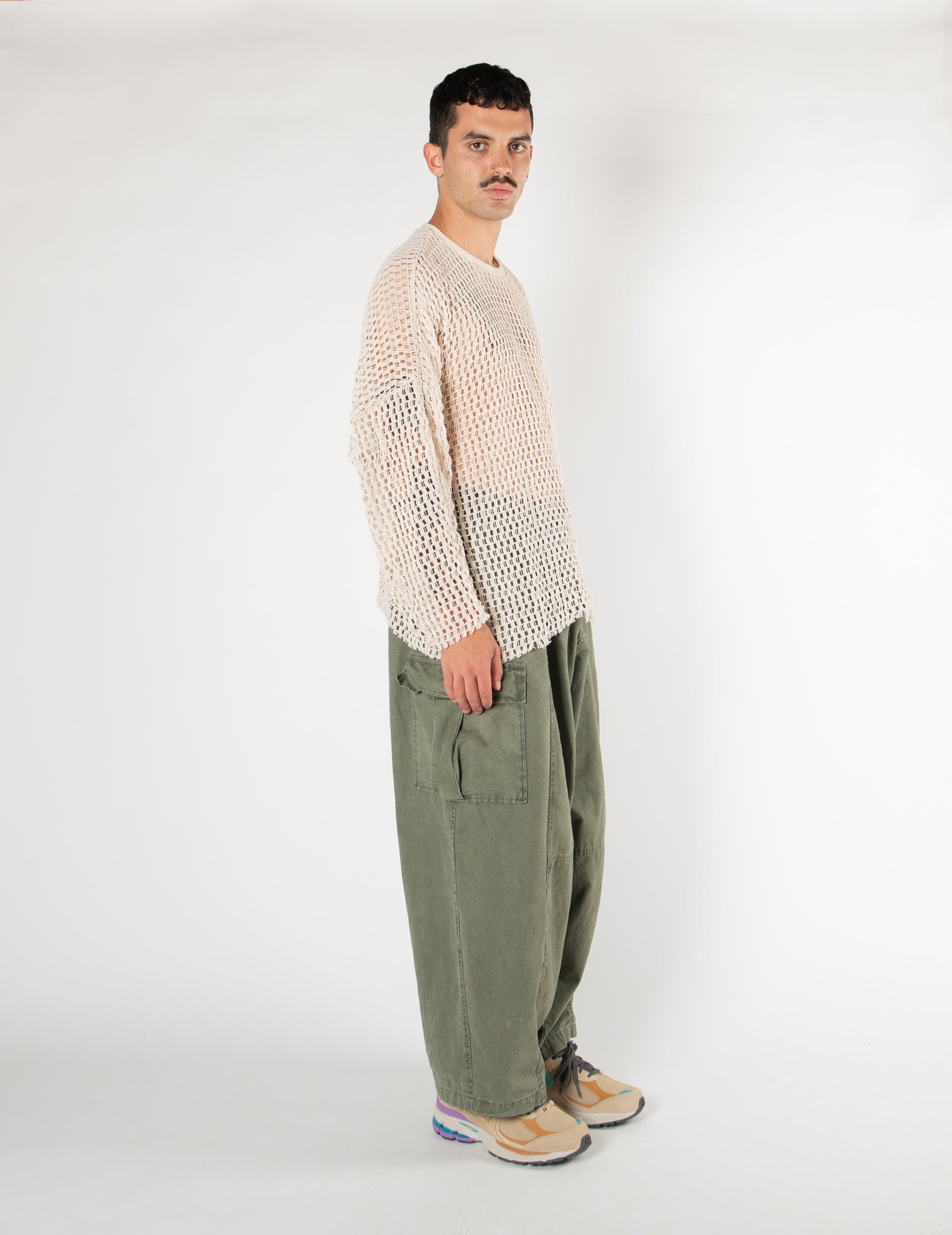 Mesh Knit Sweater