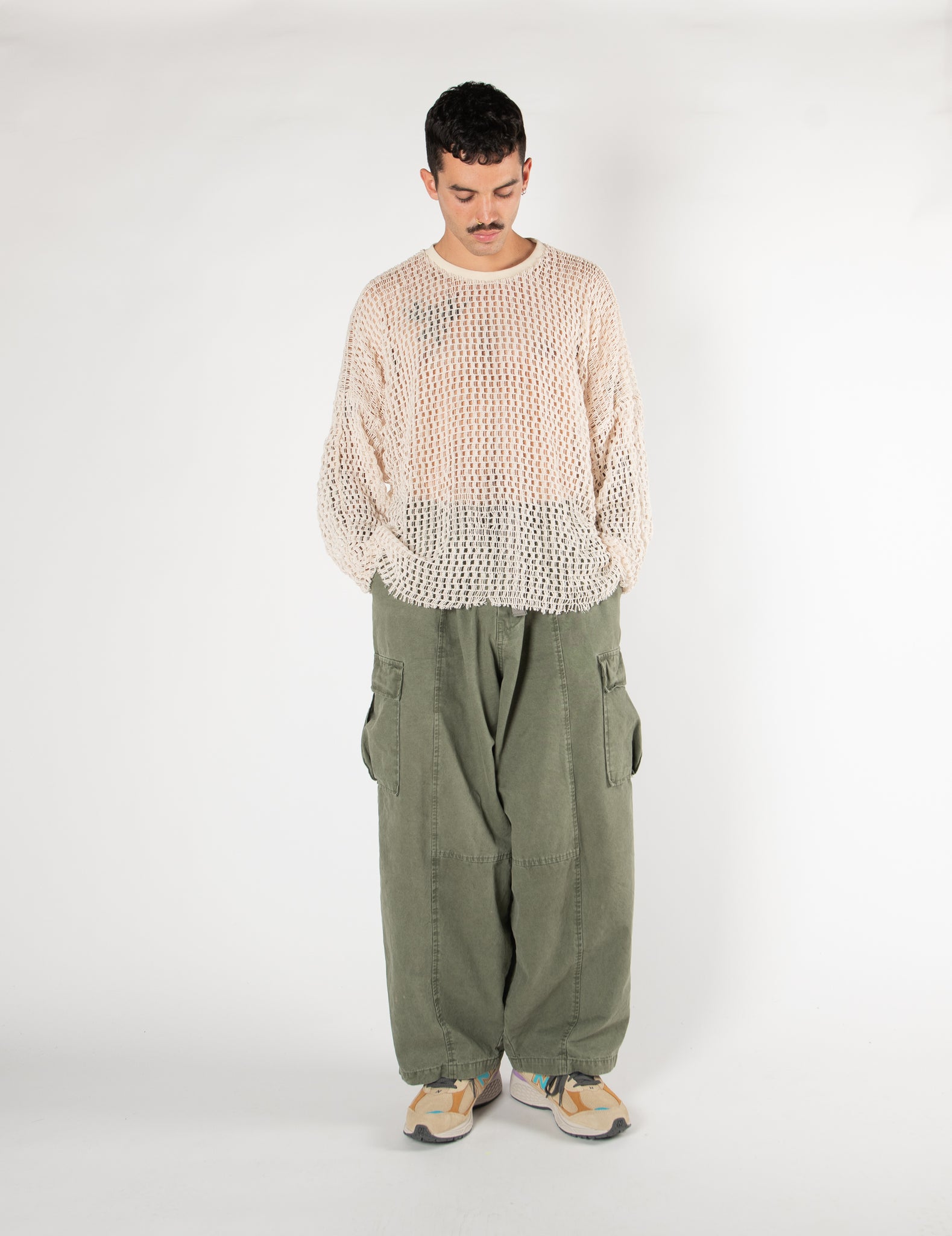 Mesh Knit Sweater