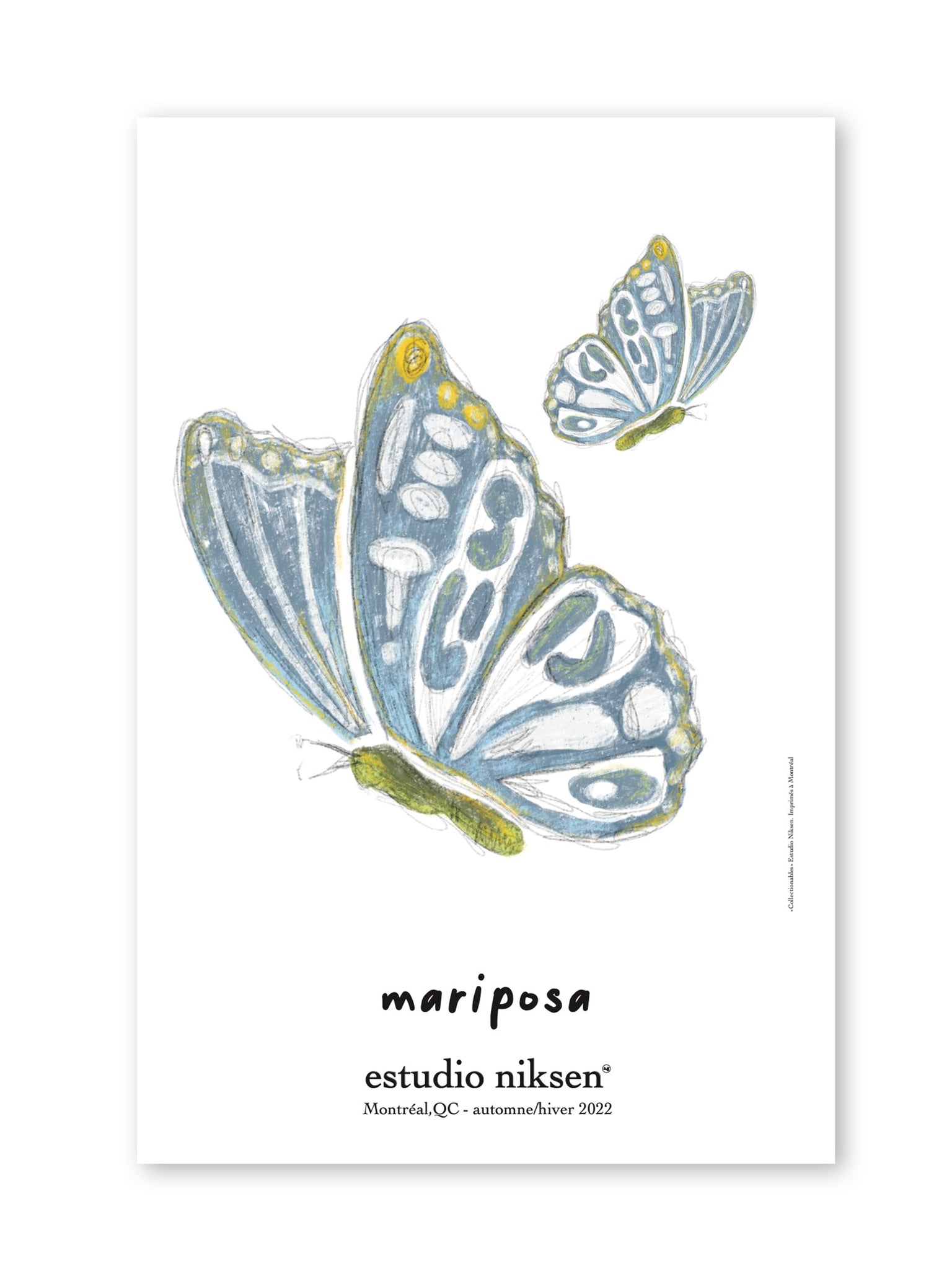 Imprimé Signature Mariposa